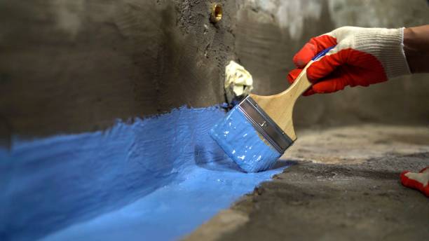 Commercial Exterior Waterproofing project at a Broadview Heights, OH business property by SJ Waterproofing Pros